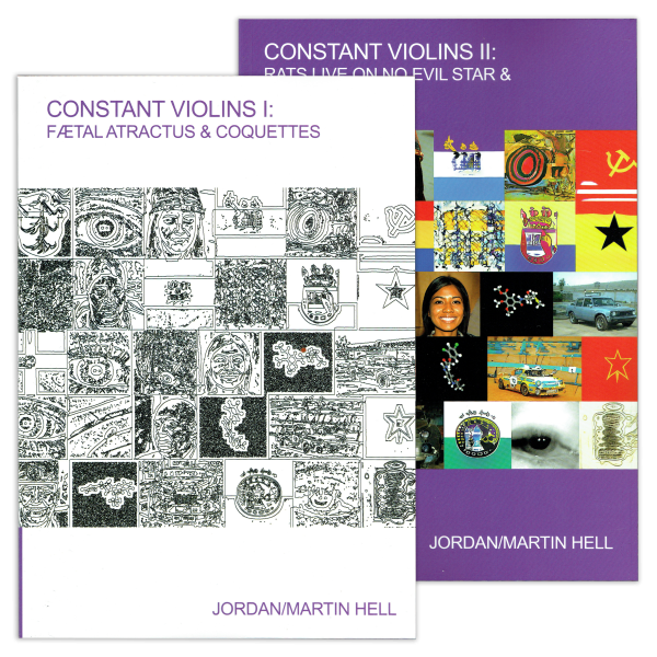 cover of Jordan/MartinHell's book 'CONSTANT VIOLINS'